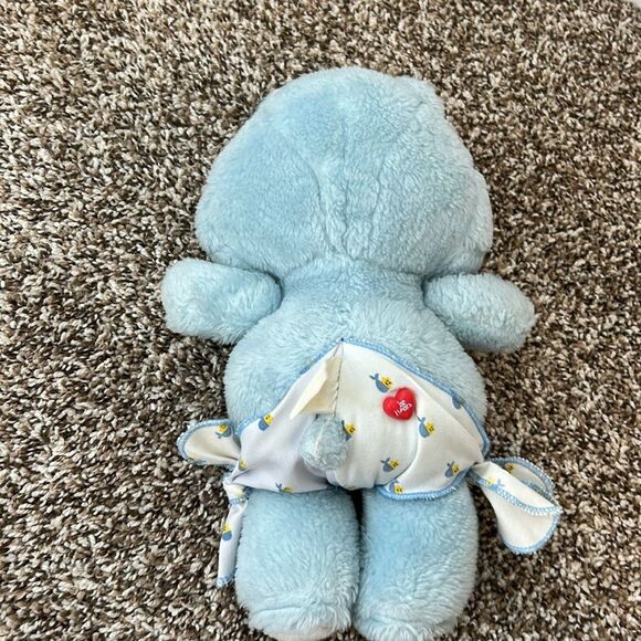 Vintage 1983 Care Bears Blue Baby Star Kenner 80s Stuffed Animal - Picture 4 of 7
